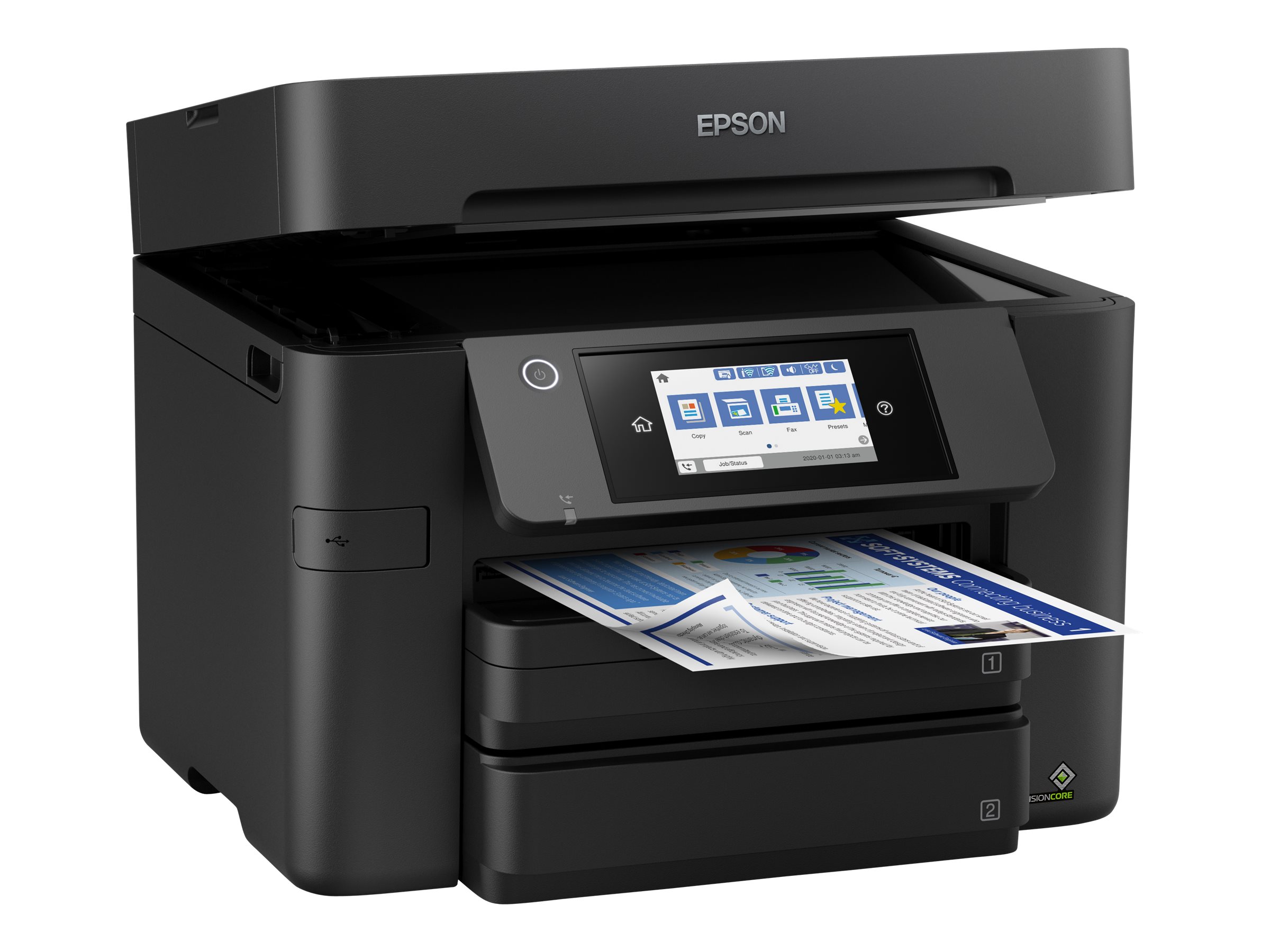 Epson WorkForce Pro WF-4830DTWF - Multifunktionsdrucker - Farbe - Tintenstrahl - A4/Legal (Medien)