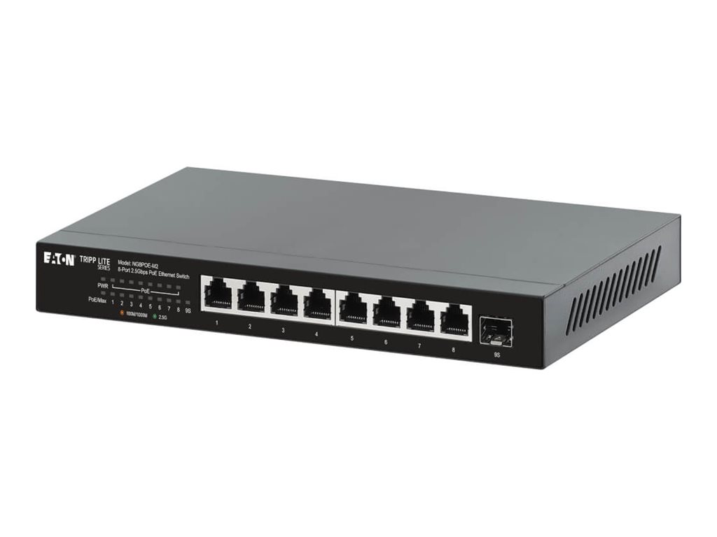 Tripplite Series 8-Port 2.5 Gbps Desktop Gigabit