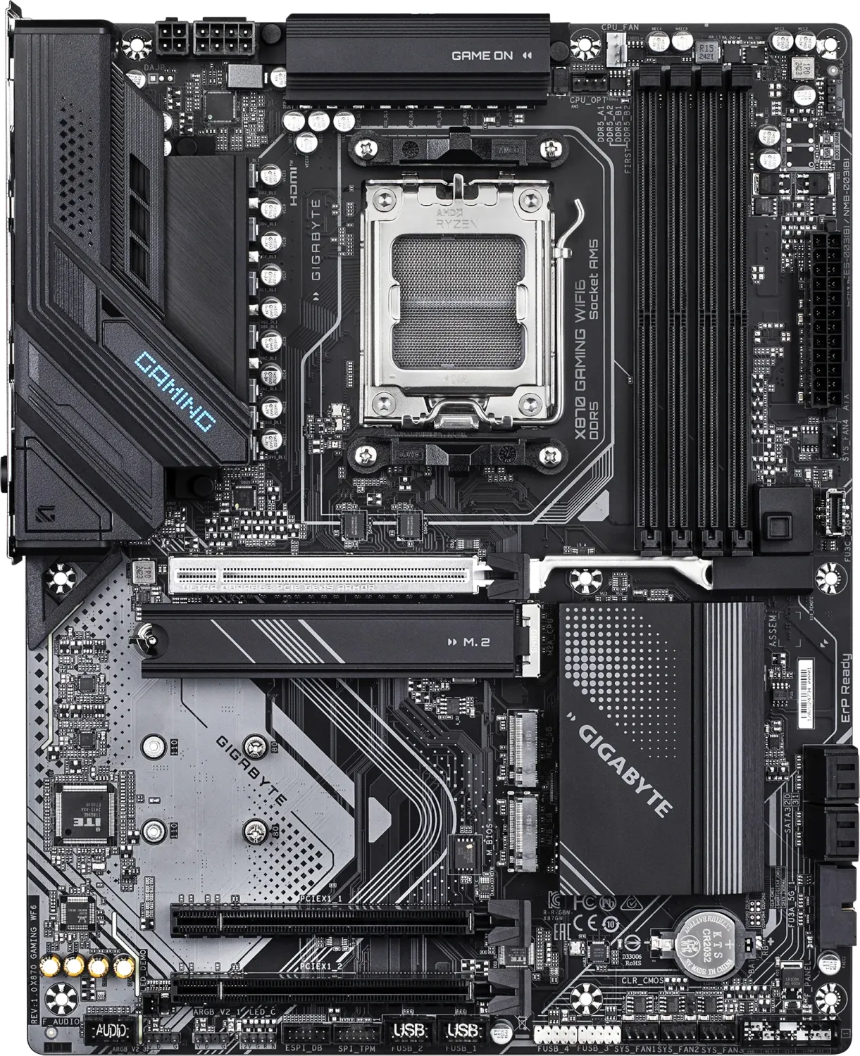 Gigabyte X870 Gaming WIFI6 - AMD X870 - So. AM5 - ATX