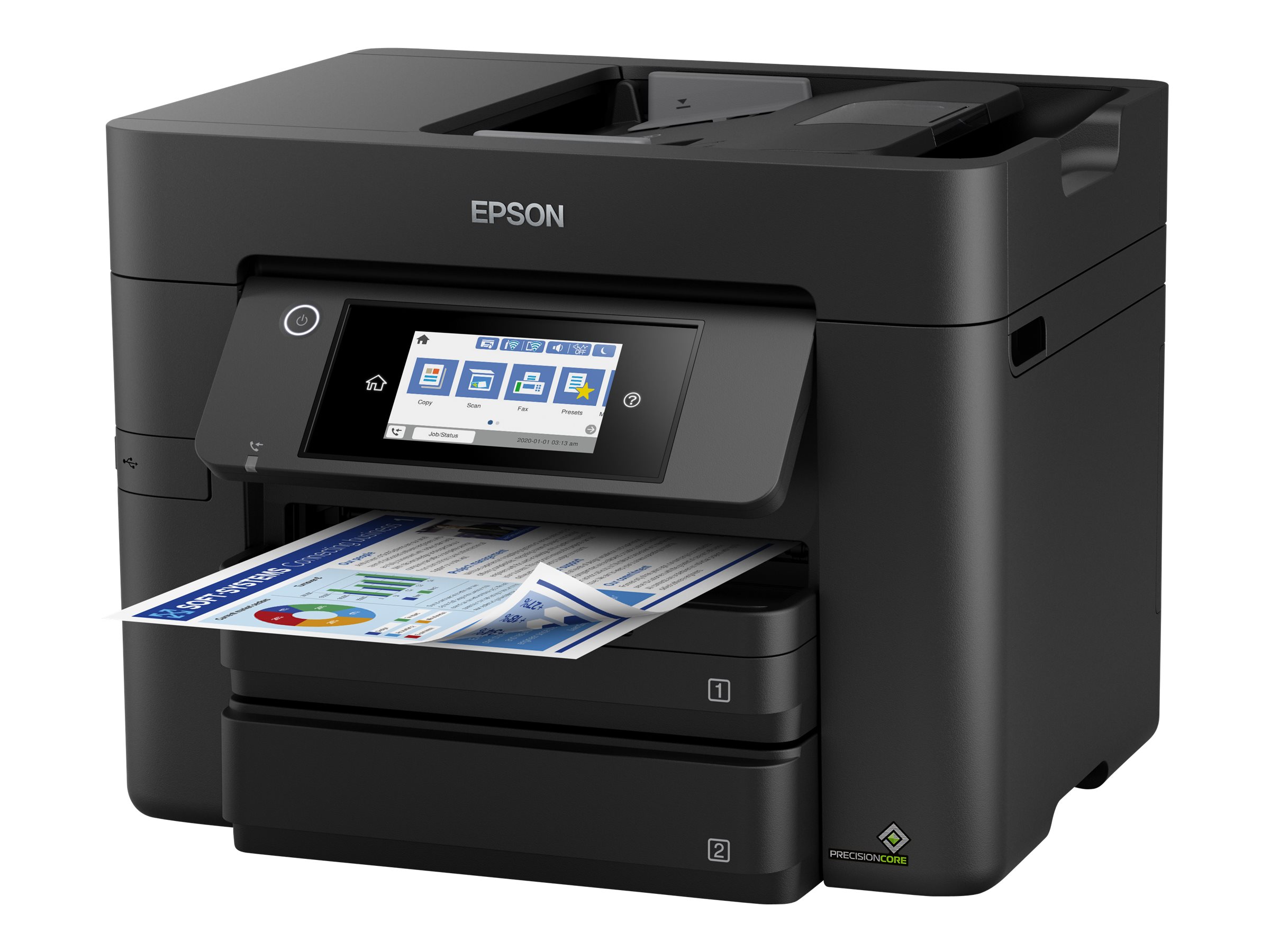 Epson WorkForce Pro WF-4830DTWF - Multifunktionsdrucker - Farbe - Tintenstrahl - A4/Legal (Medien)