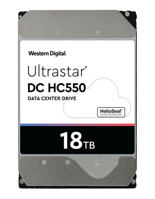 WD Ultrastar DC HC550 WUH721818ALE6L4 - Festplatte - 18 TB - intern - 3.5" (8.9 cm)