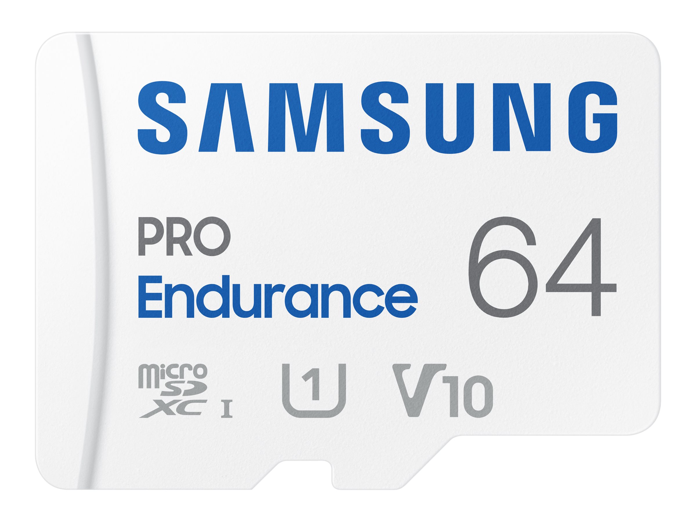 Samsung PRO Endurance MB-MJ64KA - Flash-Speicherkarte (microSDXC-an-SD-Adapter inbegriffen)