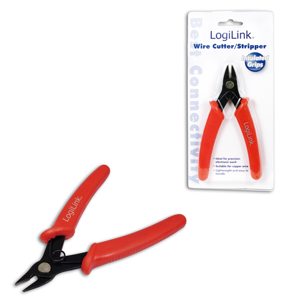 LogiLink Wire Cutter/Stripper - Kabelschneider/Abisolierzange
