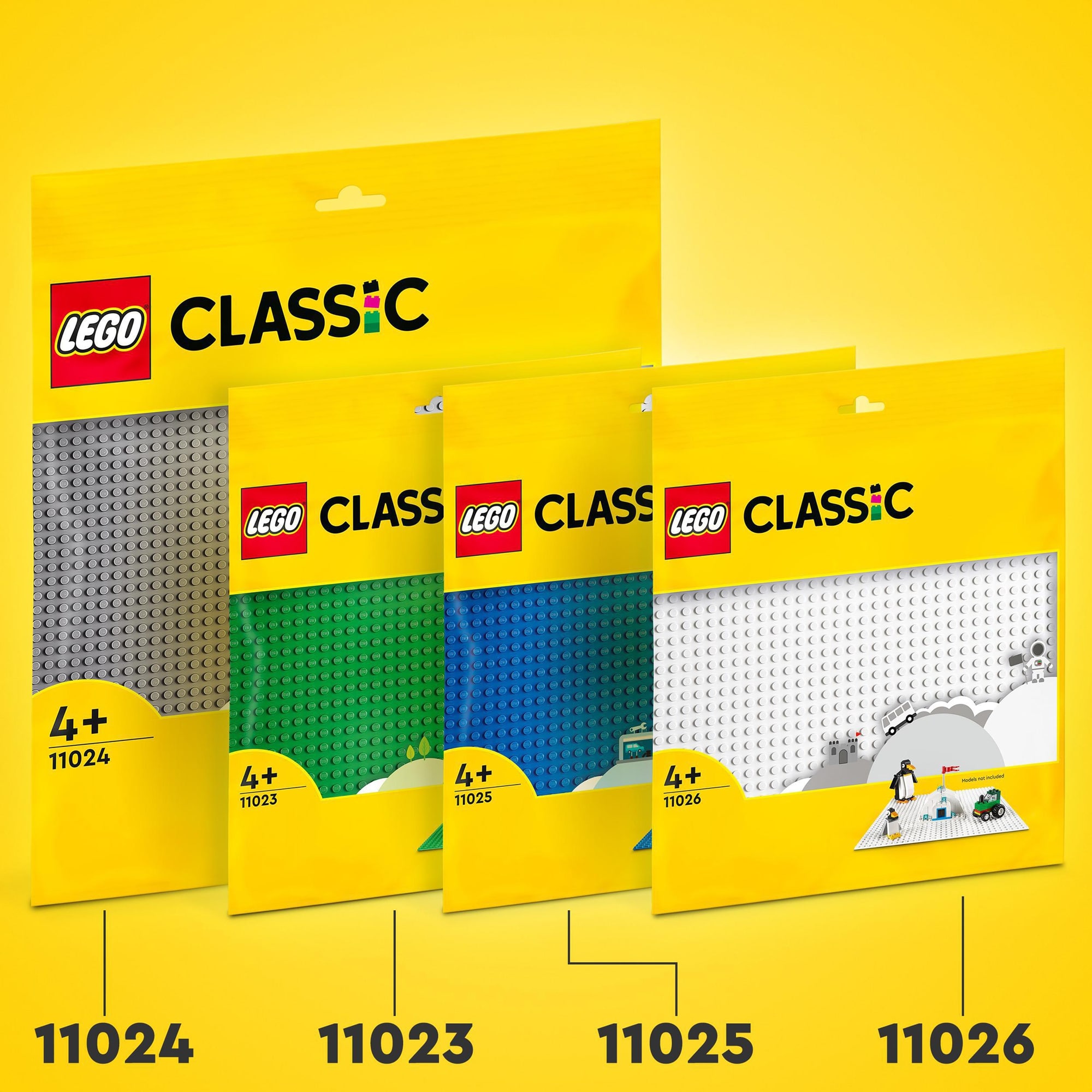 LEGO Classic Weiße Bauplatte                          11026