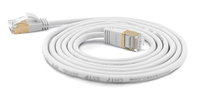 Wantec Patchkabel SSTP CAT7 Ste. CAT6a d=4mm    0,20m weiß