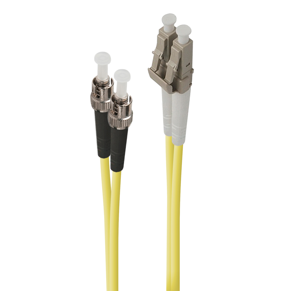 Glasfaserkabel LC-ST Single Mode Duplex LSZH OS2 2m