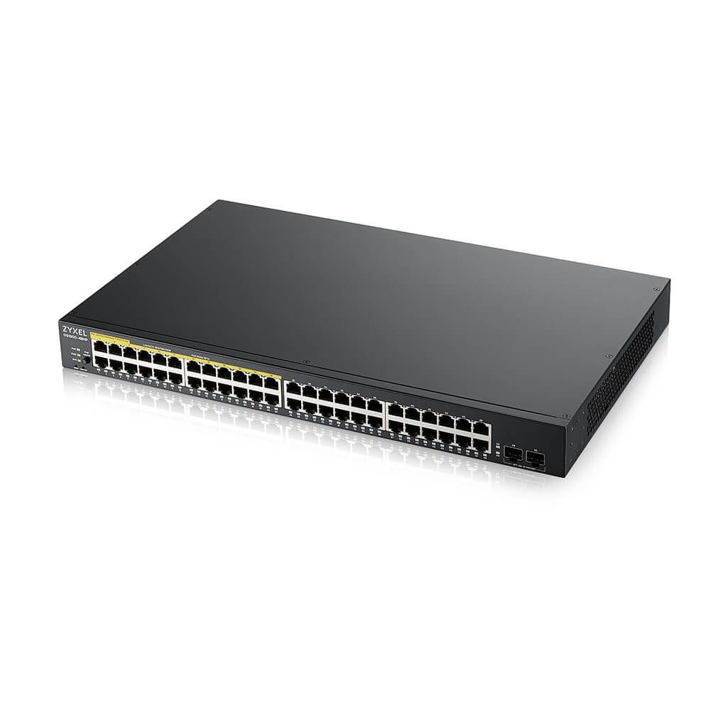 ZyXEL GS1900-48HPv2 - Managed - L2 - Gigabit Ethernet (10/100/1000) - Vollduplex - Power over Ethernet (PoE) - Rack-Einbau