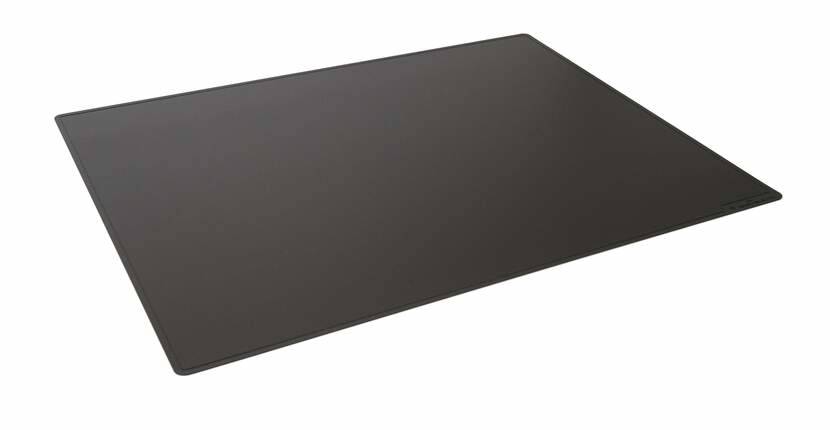 Schreibunterlage PP mit Dekorrille – 650 × 500 mm – Schwarz