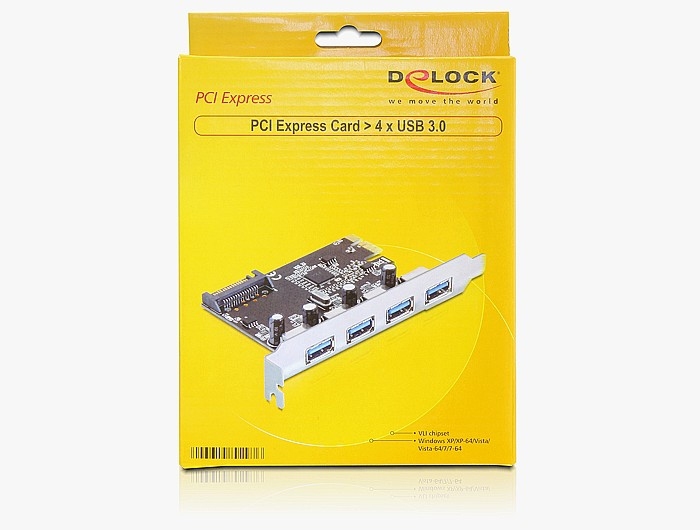 Delock PCI Express Card   4 x USB 3.0 - USB-Adapter