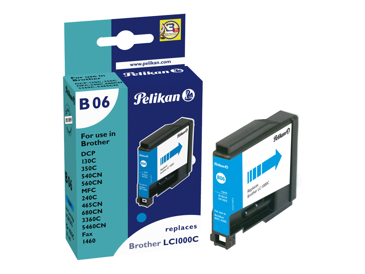 B06 ersetzt Brother LC-1000C cyan (361363)