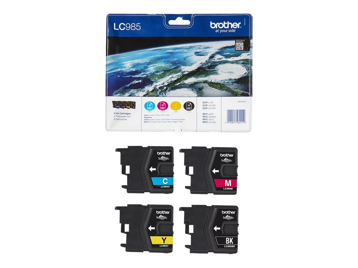 LC-985 Multipack 4-farbig (LC985VALBPDR)