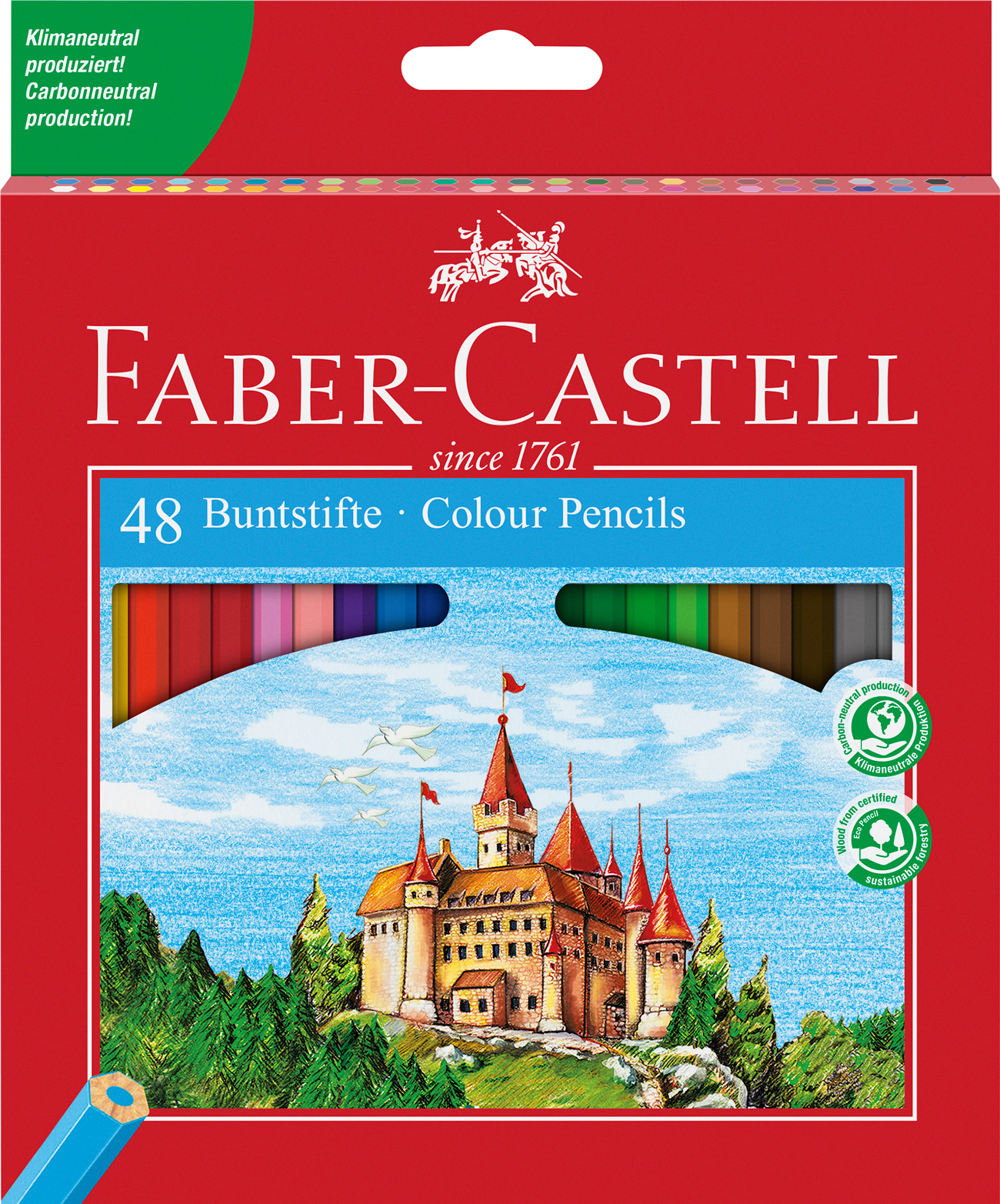 FABER-CASTELL | Buntstift Castle 48er Kartonetui