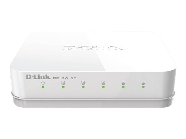 D-Link GO-SW-5G - Switch - unmanaged - 5 x 10/100/1000