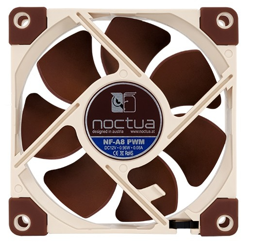 Noctua NF-A8 PWM - braun/beige - 80mm Gehäuselüfter Single-Pack