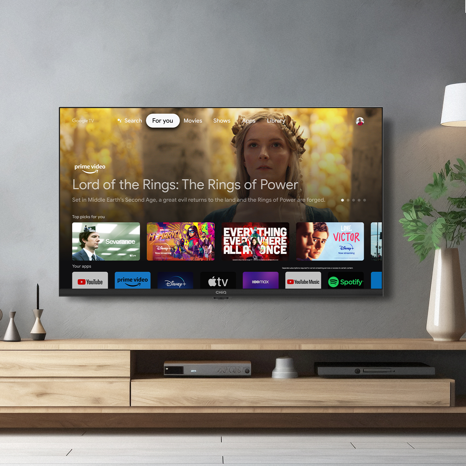 Chiq | L32G7B  32"  80cm 16:9  HD  LED Google TV bk