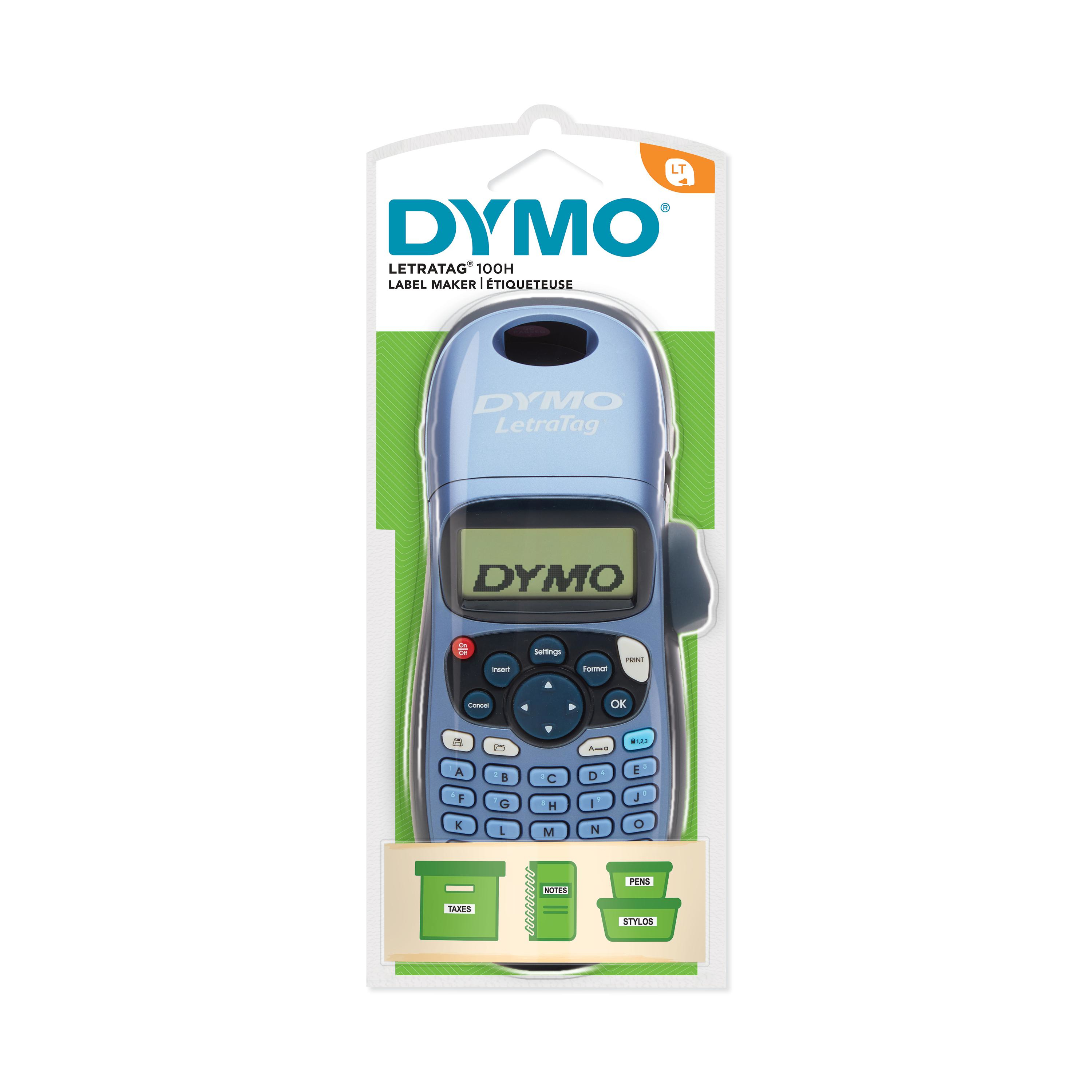 DYMO LetraTag LT-100H blau  Handgerät      ABC-Tastatur