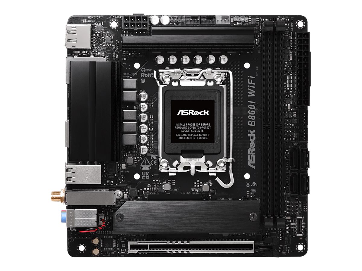 B860I WiFi               1851 mITX HDMI/DP       DDR5
