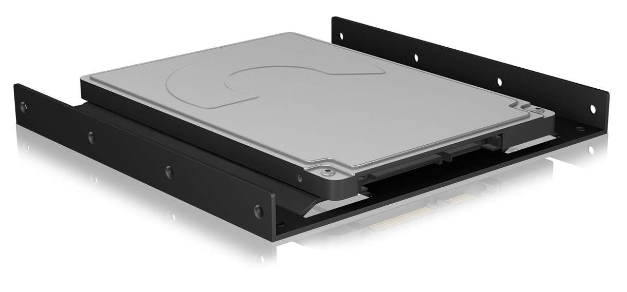 ICY BOX | Einbaurahmen für 2,5" HDD/SSD in 3,5" Einschub, Metal | black