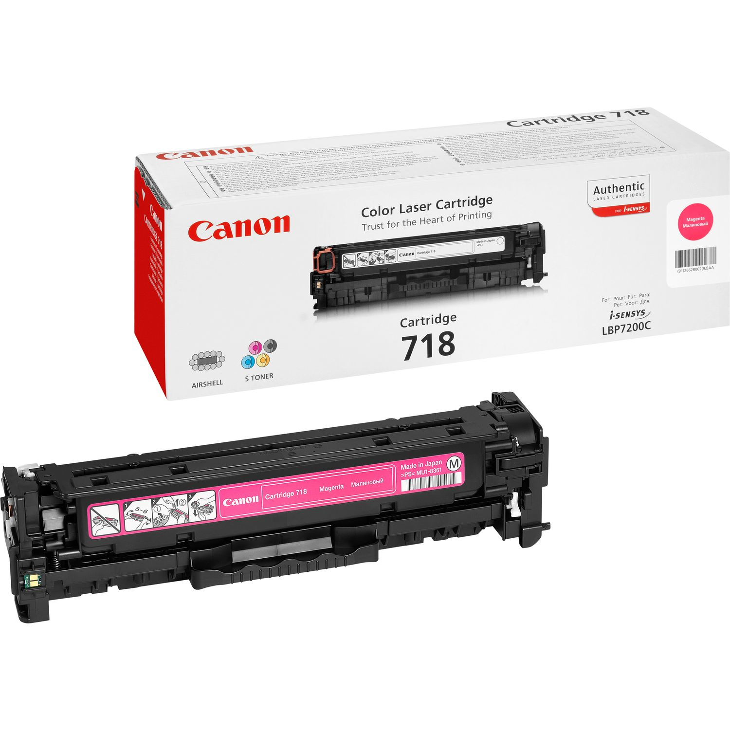 Canon 718 Magenta - Magenta - Original - Tonerpatrone