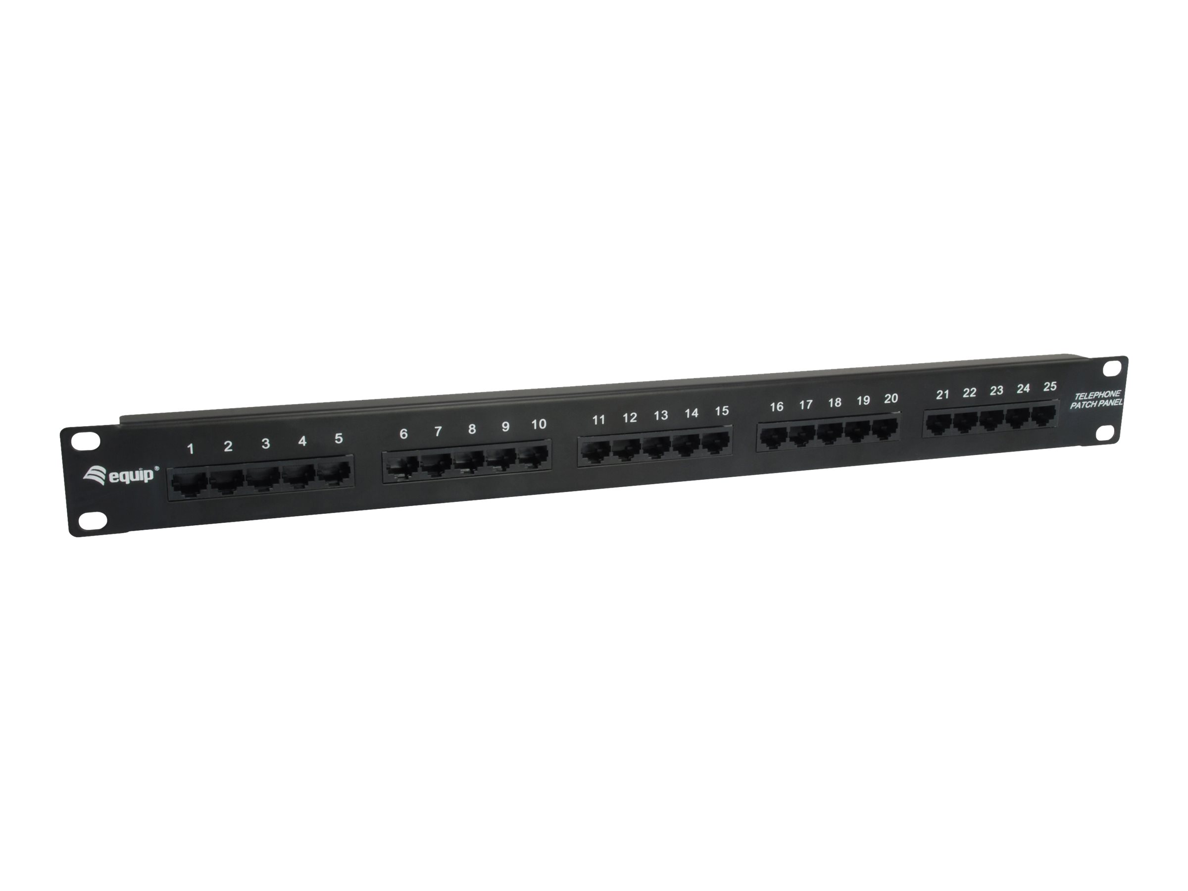 Digital Data Communications Pro ISDN - Patch Panel - RJ-45 X 25 - Hellgrau - 1U - 48.3 cm (19")