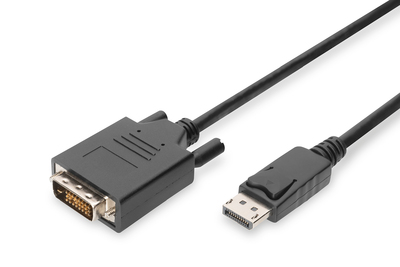 DIGITUS | Displayport Kabel DPort -> DVI(24+1) St/St 2.00m