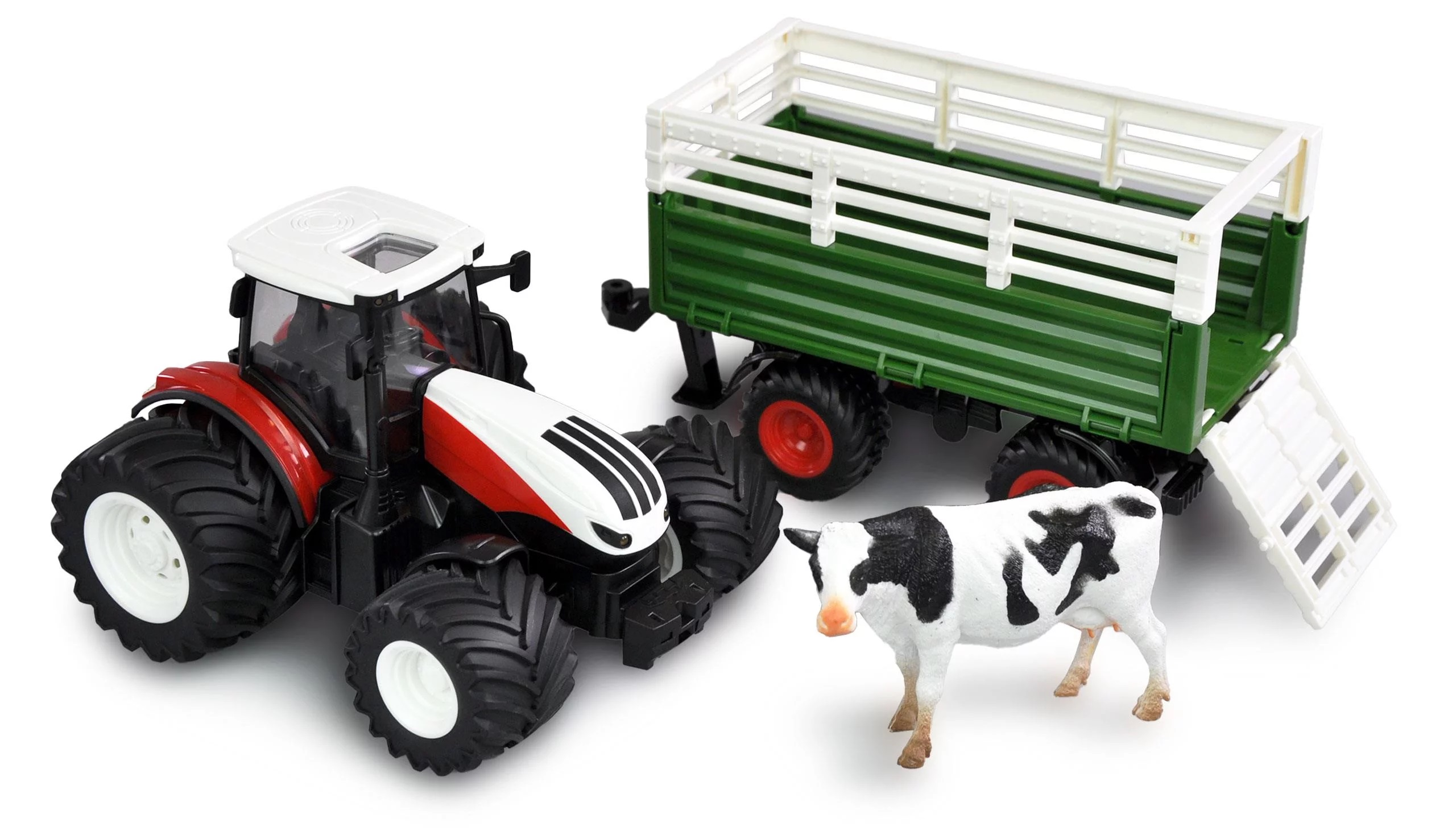 Amewi | RC Traktor mit Viehtransporter