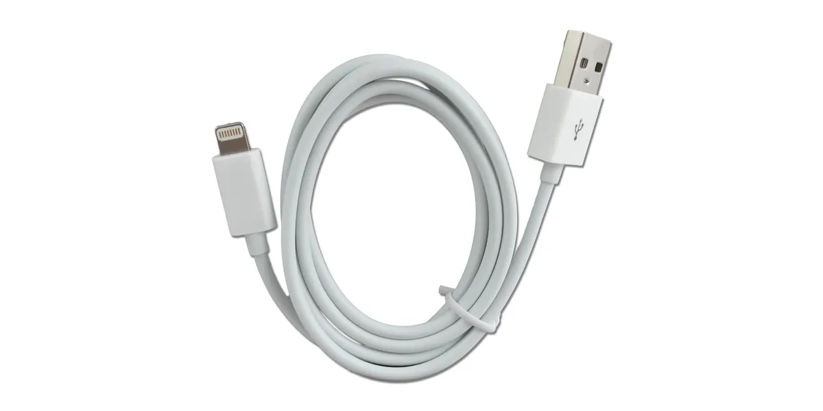 USB Lade-/Datenkabel   Lightning    1m  weiß