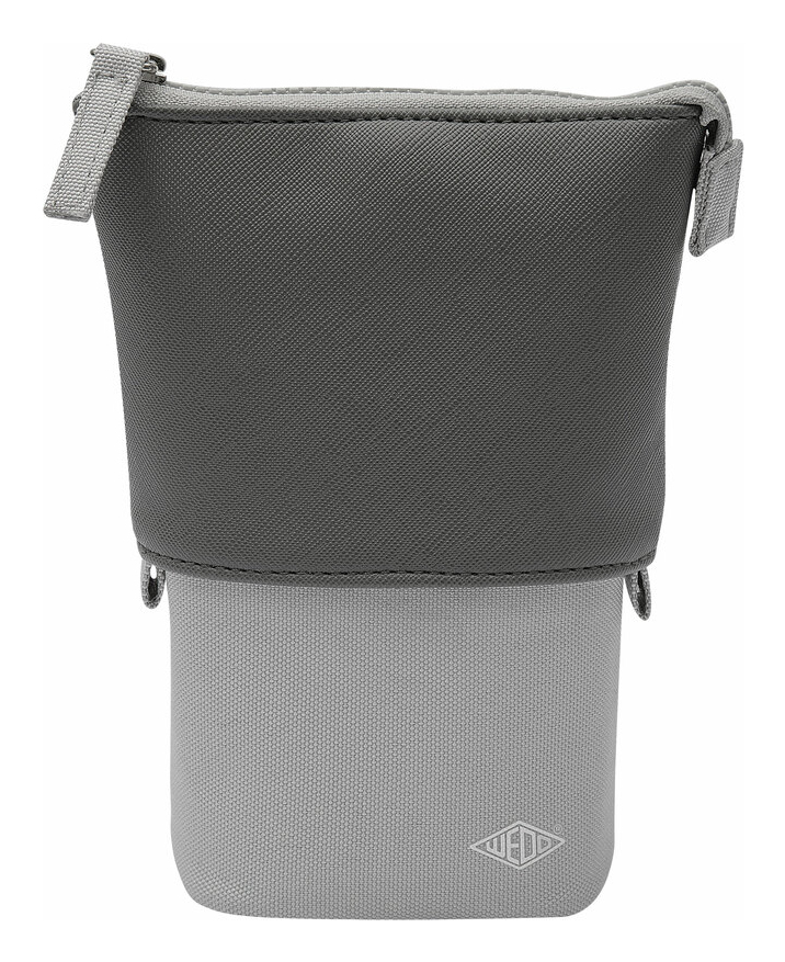 Schulmäppchen My Butler 2 in 1 Schwarz/ Grau