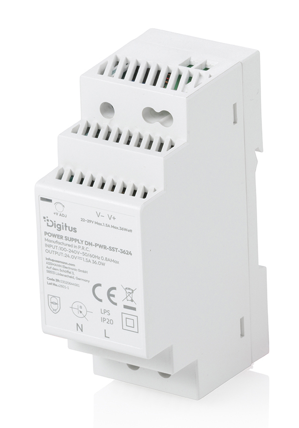 Netzteil 24V DC 36W Step-Shape DIN-Rail