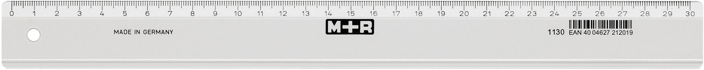 Möbius Lineal - Polystyrene - Transparent - cm - Deutschland - 30 cm