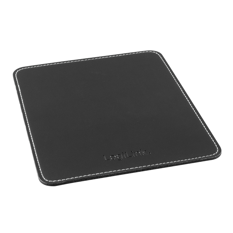 LogiLink Mouse Pad Leather - Mauspad - Schwarz