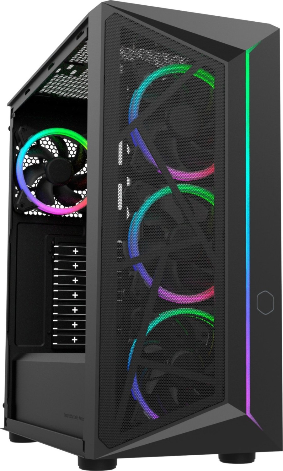 Cooler Master CMP510 ARGB Edition - Schwarz - Glasfenster