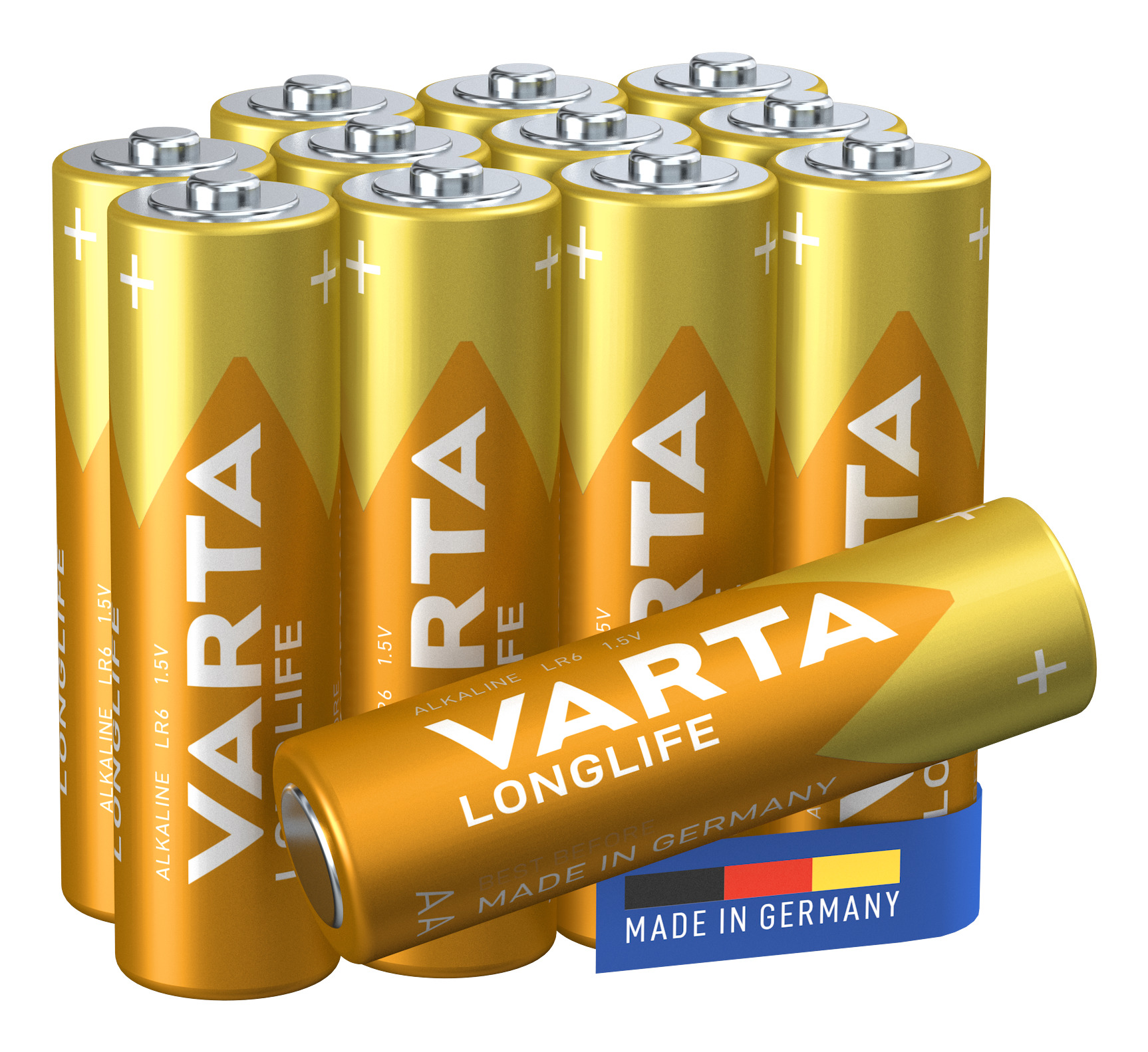 Batterie LONGLIFE AA Mignon LR6 Alkaline 1,5V 12St.