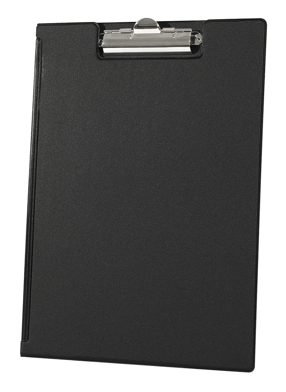 Klemmbrettmappe Standard – A4 – schwarz – Kunststoff