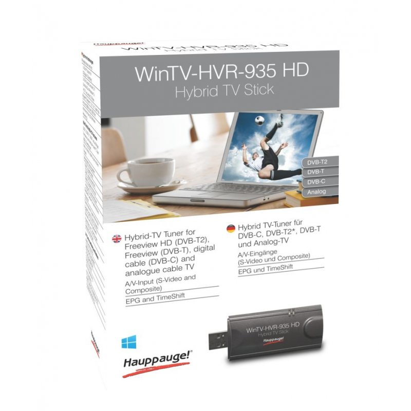 Hauppauge WinTV HVR-935C - Digitaler/analoger TV-Empfänger/Radioempfänger/Videoaufnahmeadapter