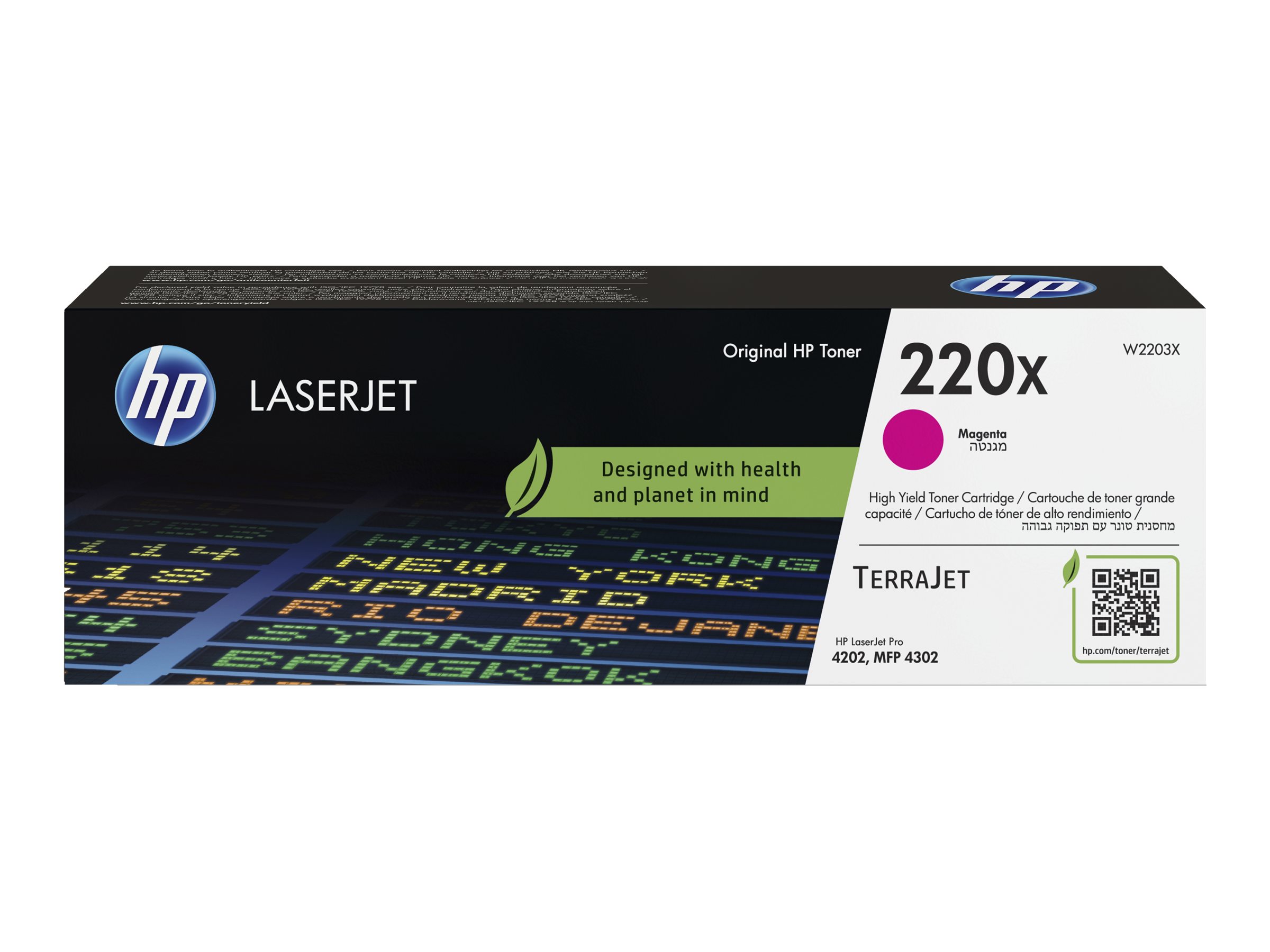 220X      Magenta     LaserJet    Tonerpatrone