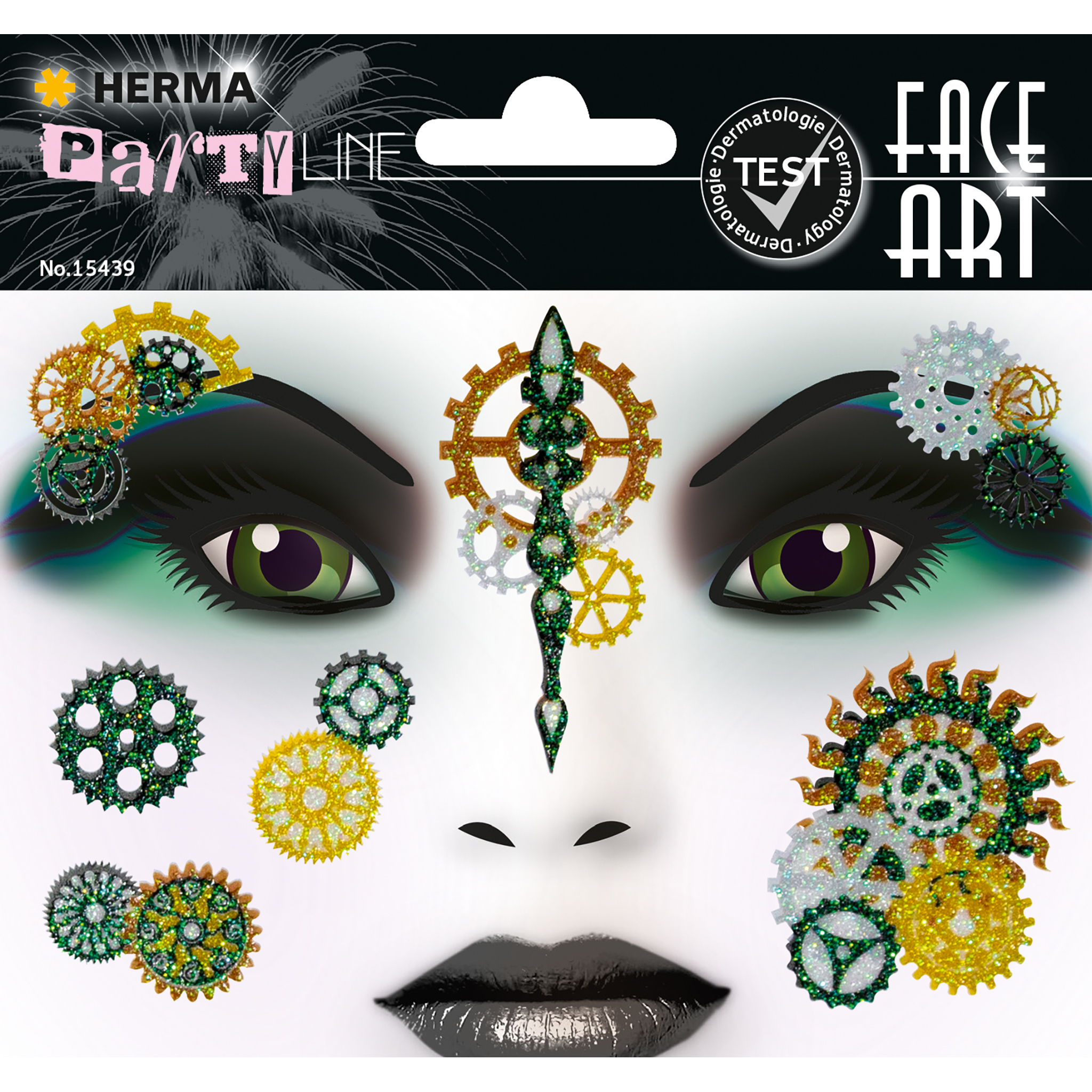 HERMA  Face Art Sticker  - Folie -  Entfernbar - Sichtverpackung - 1 Stück(e)