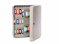 MAUL Schlüsselkasten 90 Schlüssel, abschließbar grau