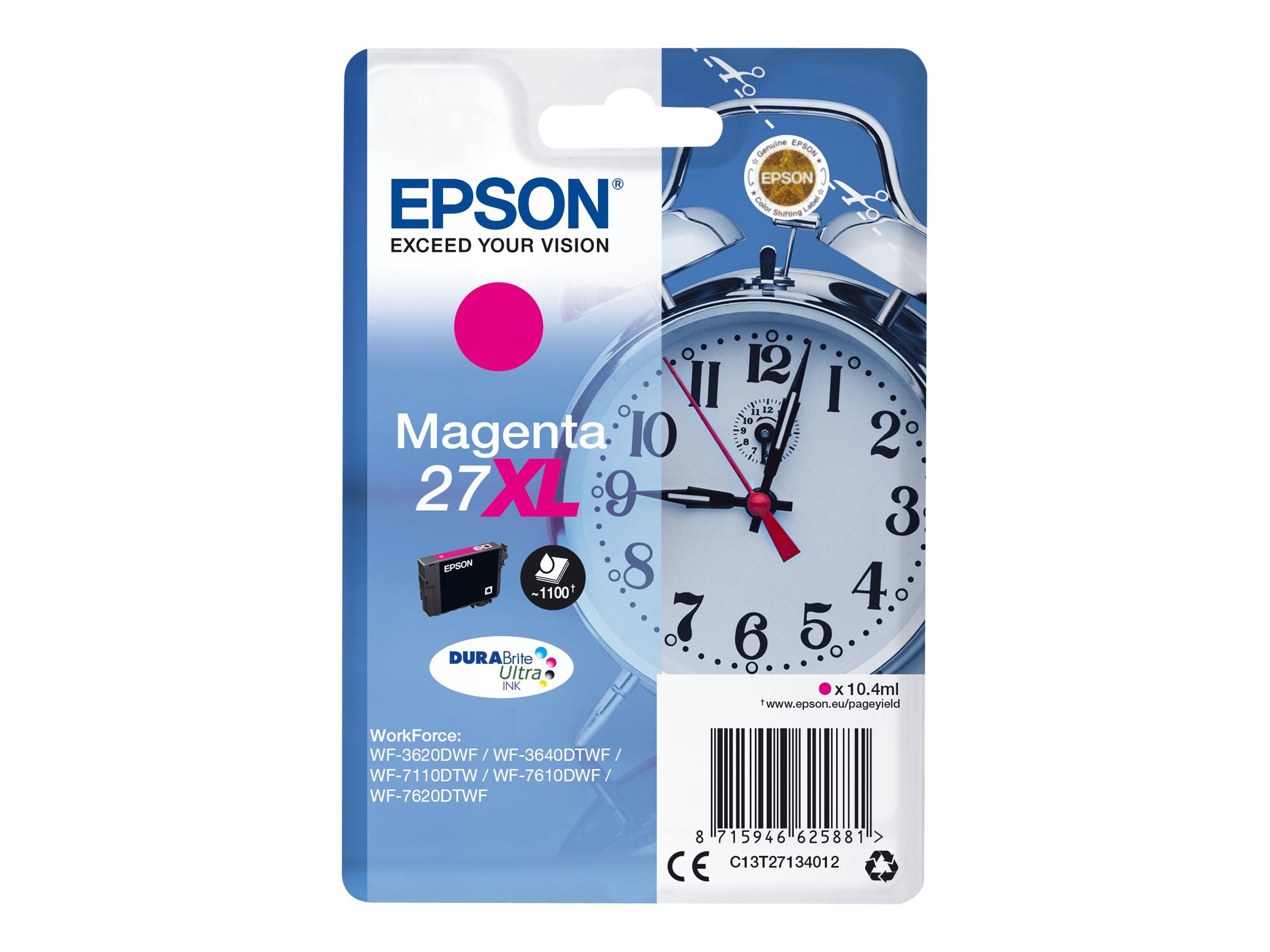 Patrone Epson 27 magenta XL T2713