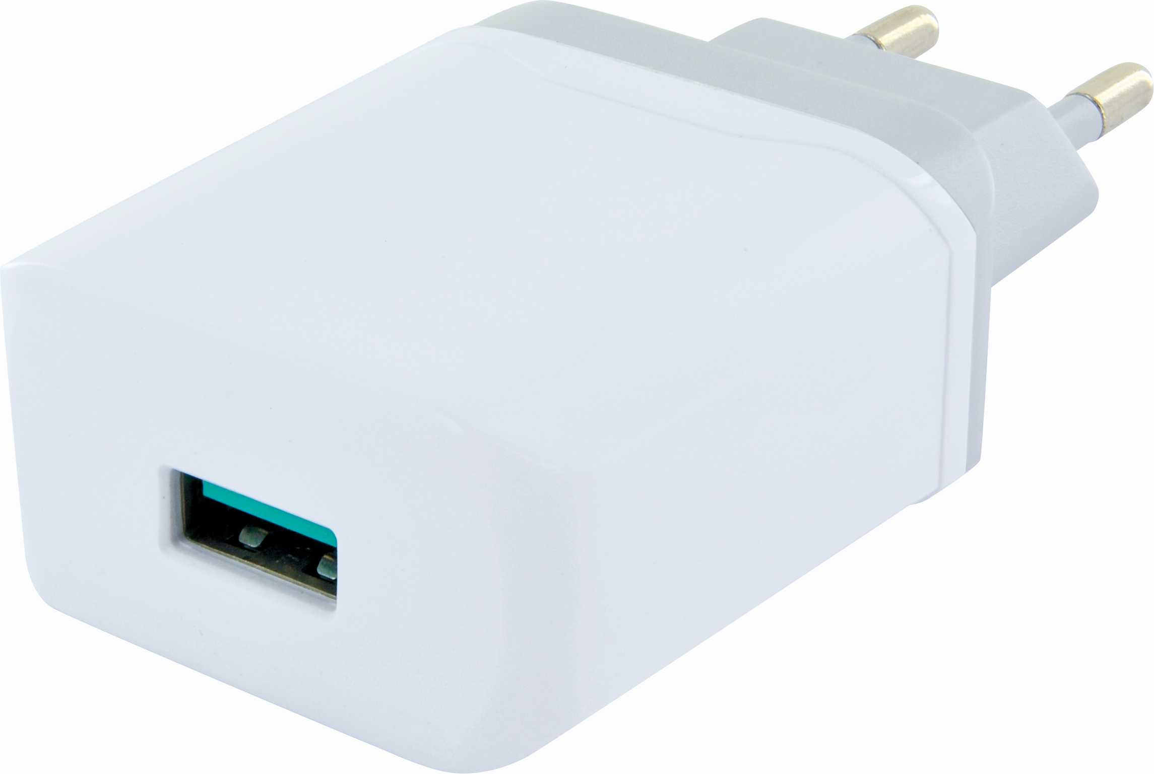 230V Ladeadap.2xUSB 2.0 A Bu > 1xEurost. Typ C,w/g