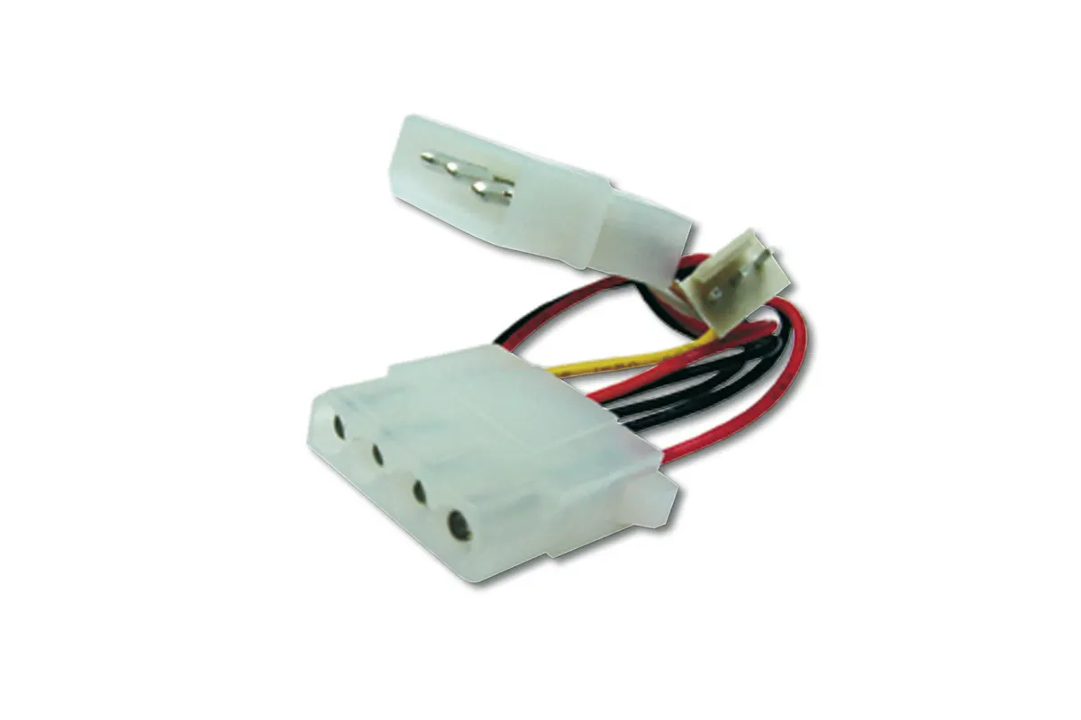 AK-430302-002-M | Stromadapter für 3-Pin Lüfter | IDE/Molex | 0,30 m