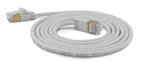 Patchkabel SSTP CAT7 Ste. CAT6a d=4mm 1,00m grau