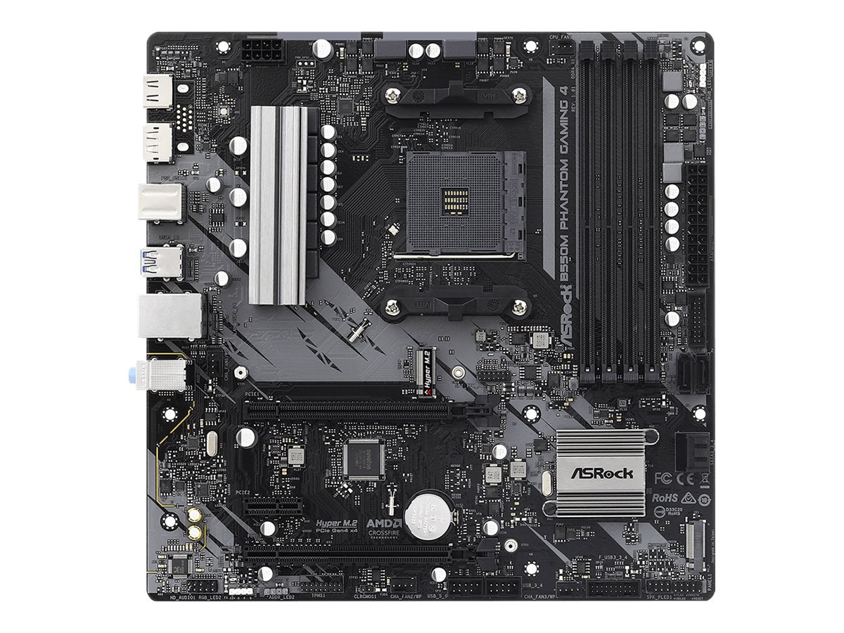 AsRock B550M Phantom Gaming 4 - AMD B550 - So. AM4 - mATX