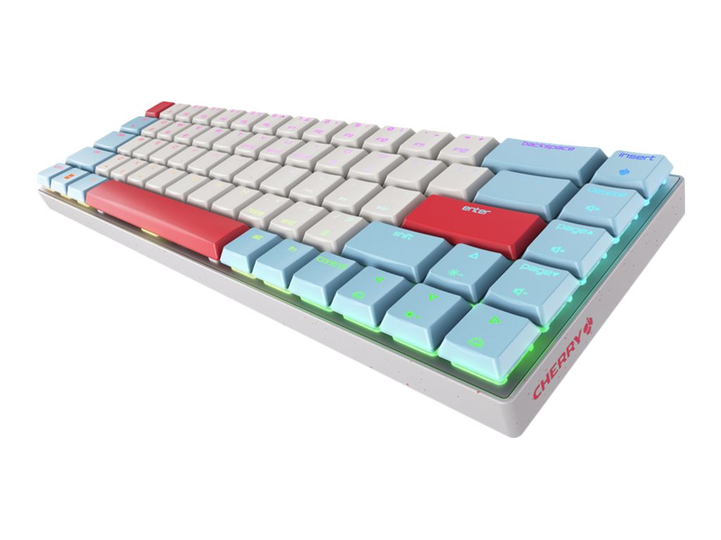 Cherry MX-LP 2.1 Compact weiß - RGB - MX LOW PROFILE SPEED - Kabellos - DE