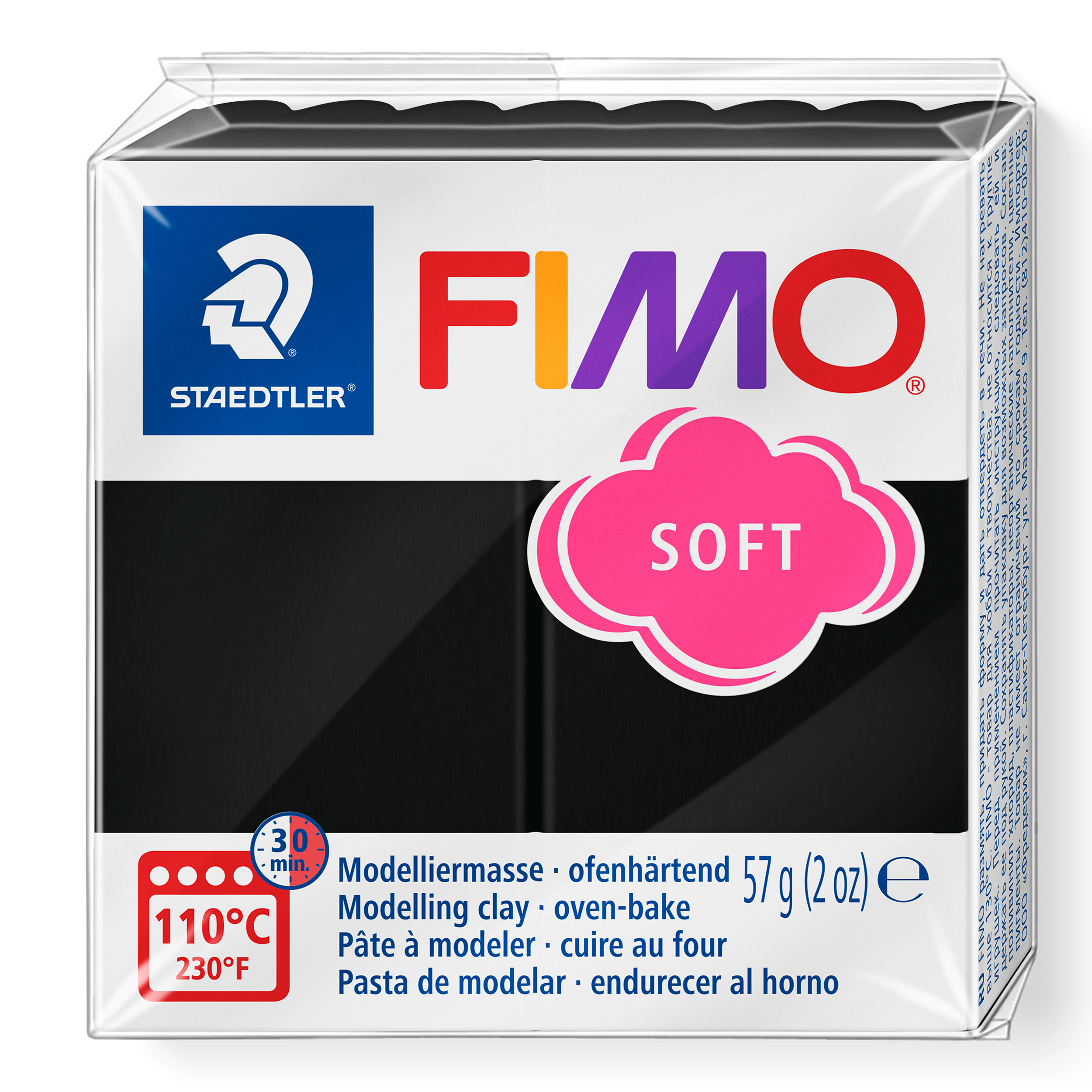 FIMO Mod.masse Fimo soft schwarz