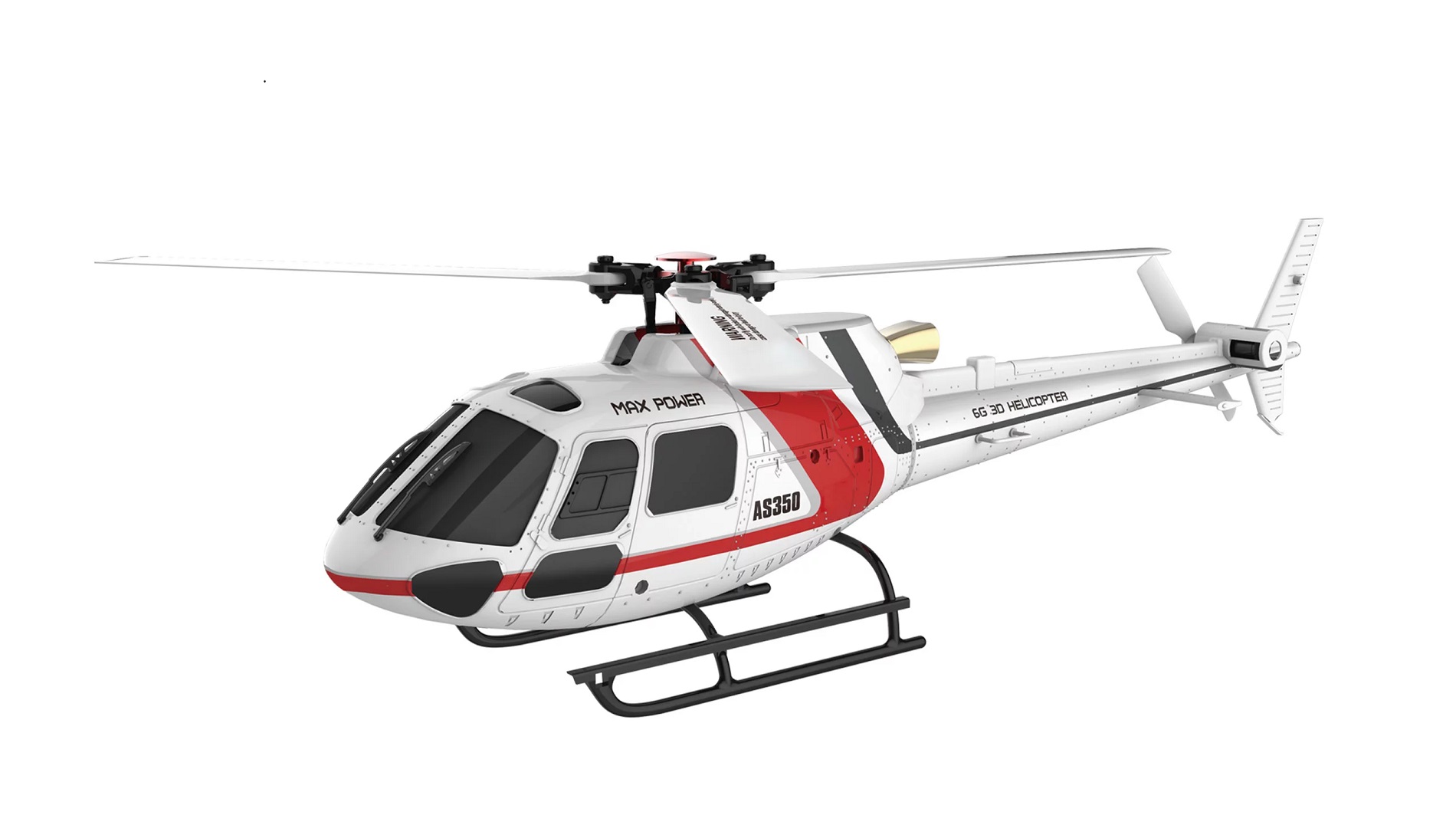 Amewi | AS350 BRUSHLESS HELIKOPTER 3D | 3-BLATT | 6G | FLYBARLESS | RTF