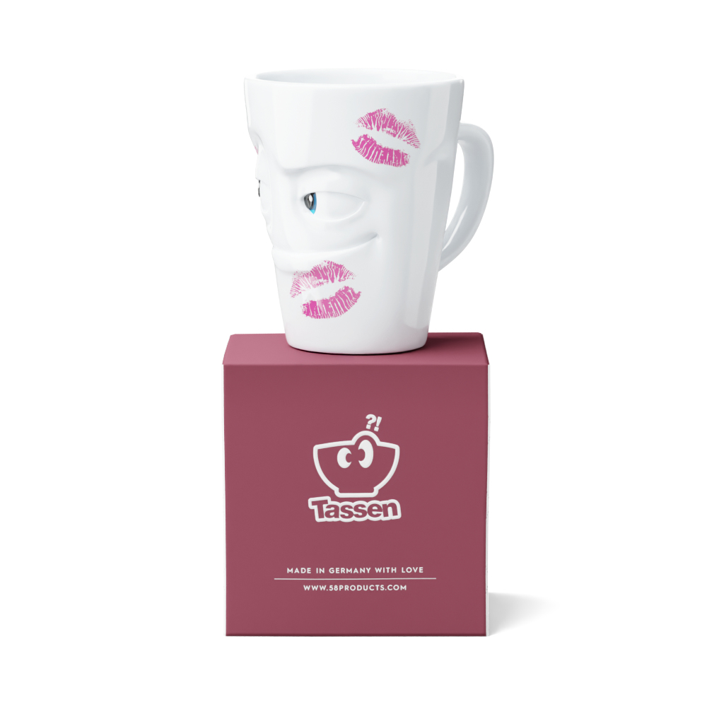 FIFTYEIGHT Henkelbecher 350ml - Kissed - Movie Edition