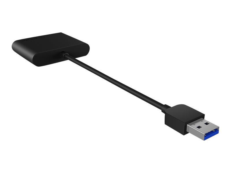 ICY BOX | USB 3.2 Gen 1 Card Reader (CF, SD, microSD), extern, USB 3.2 Gen 1 Hostanschluss | black