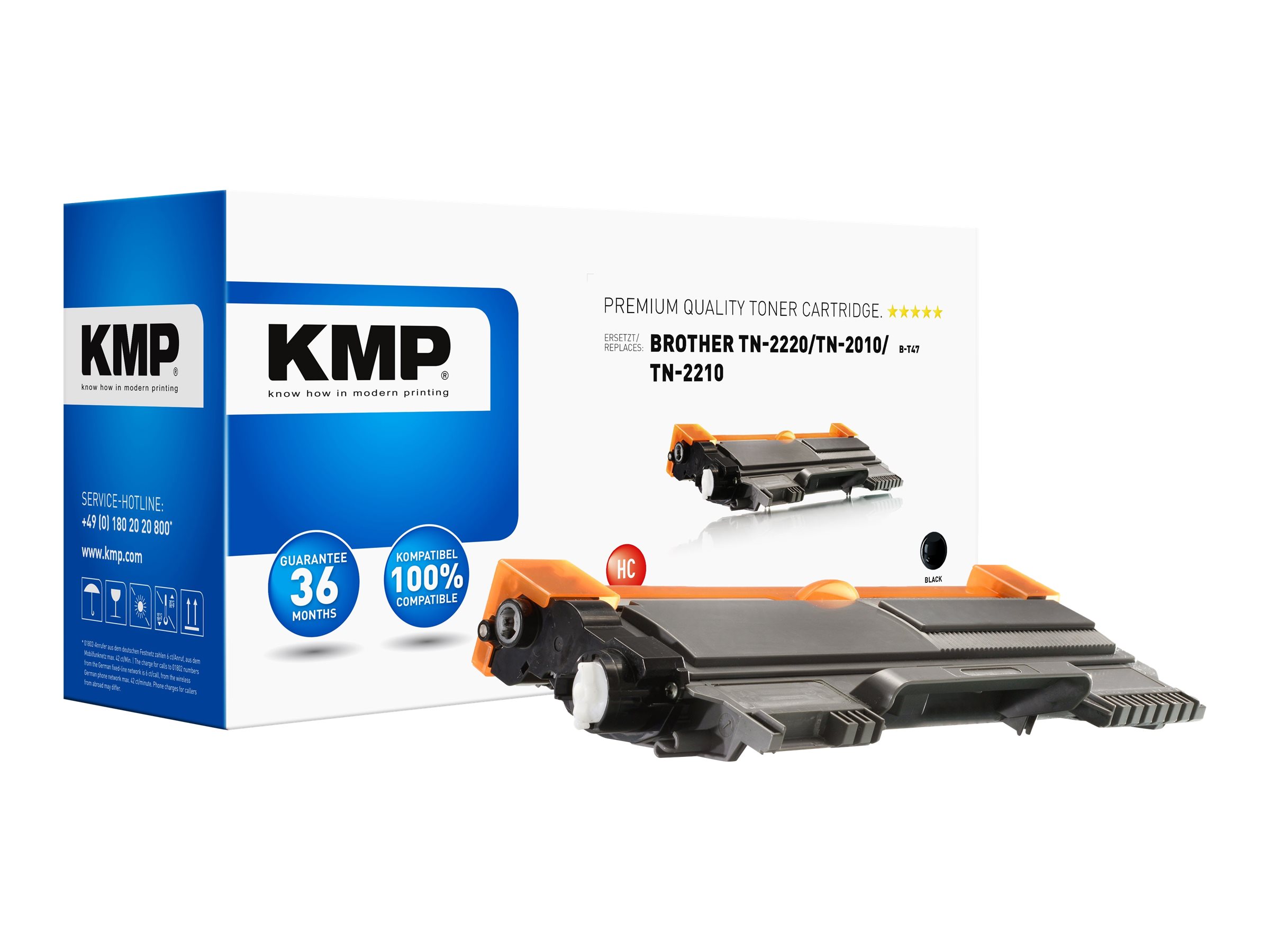 KMP B-T47 - Mit hoher Kapazität - Schwarz - kompatibel