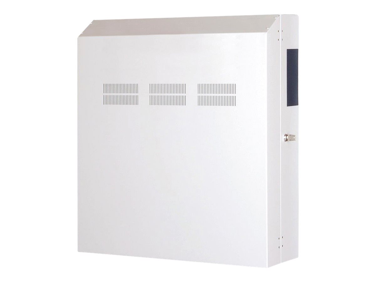 Wandgehäuse Slim 800x640x309mm, 6HE vertikal, grau